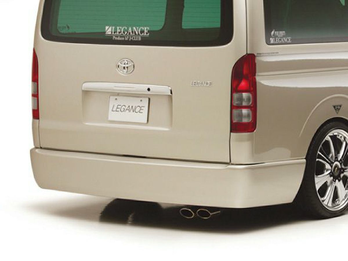 0系ハイエース 標準ボディ Legance リアバンパー 未塗装 個人宅への配送不可 オグショーオフィシャルネットストア