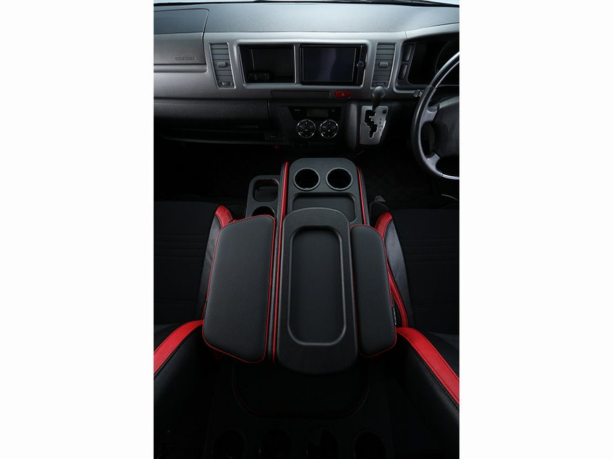 200系ハイエース ワイドボディ CRAFTPLUS センターコンソールボックス  