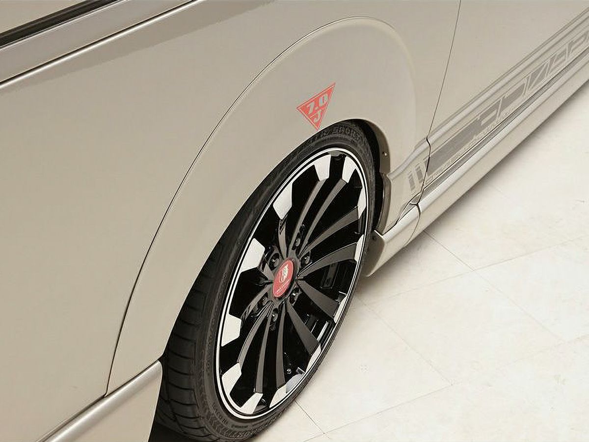 200系ハイエース LEGANCE ABSオーバーフェンダー Ver.3 未塗装【※個人 