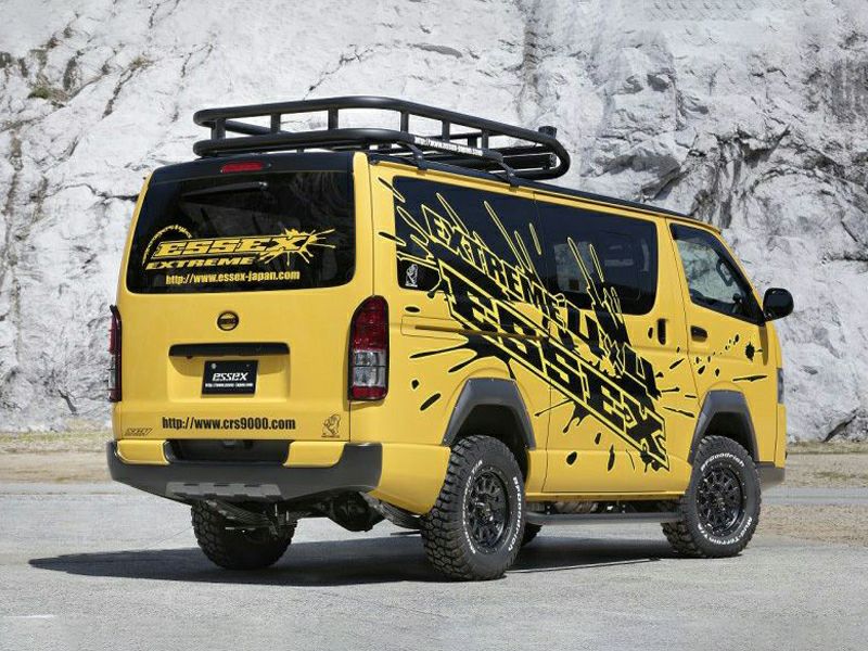 200系ハイエース ESSEX EXTREMEオーバーフェンダー(25mm) 未塗装 | オグショーオフィシャルネットストア