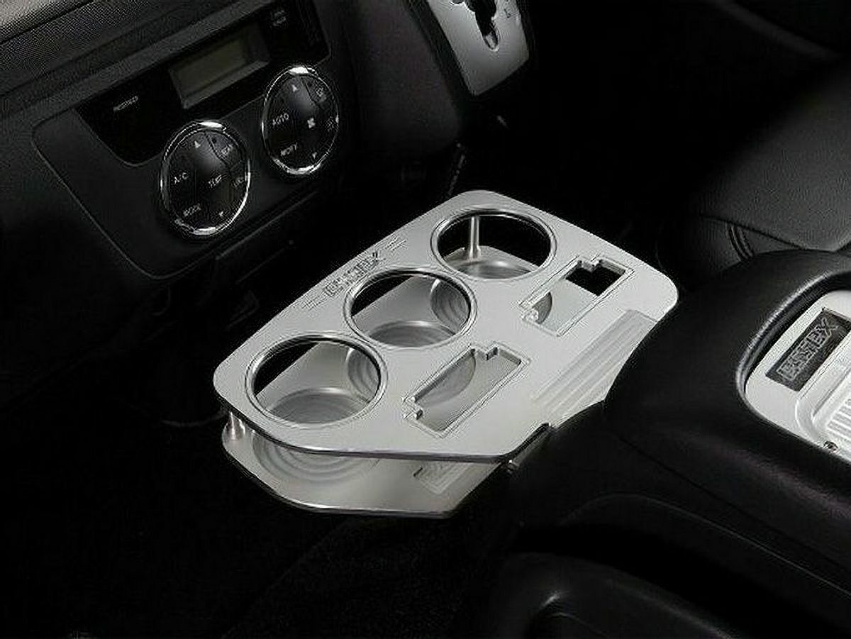 200系ハイエース ESSEX ビレットフロントカップホルダー ブラック  