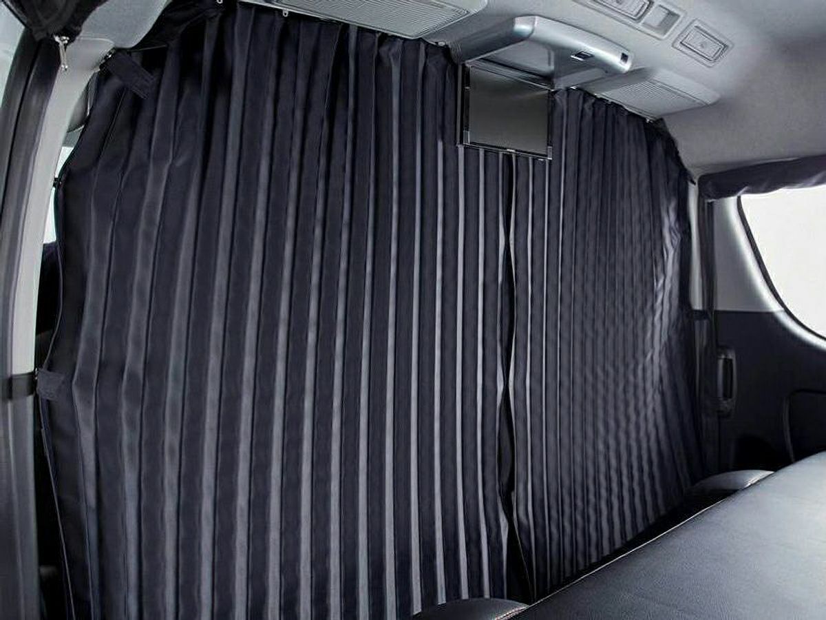 200系ハイエース ワイドボディミドルルーフ ユーアイビークル 遮光カーテン 間仕切りカーテン オグショーオフィシャルネットストア