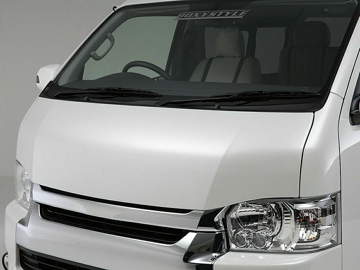 200系ハイエース 標準ボディ BOXYSTYLE ユーロボンネット 未塗装 
