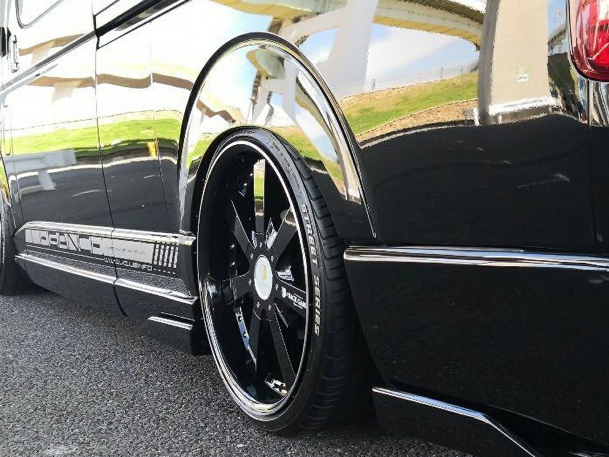 ハイエース200 オーバーフェンダー 楽天市場】レガンス(LEGANCE) ABS製 7mmオーバーフェンダー4 200