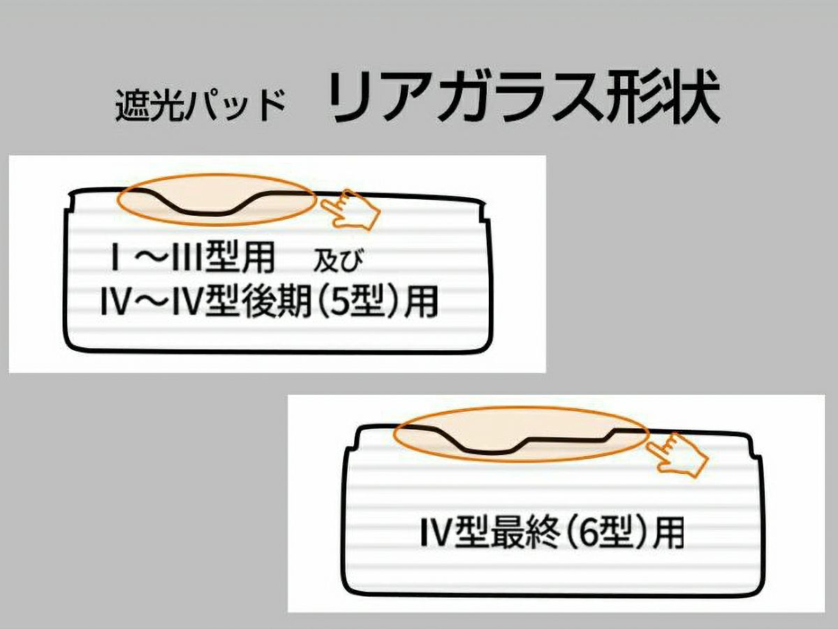ユーアイビークル 遮光パッド フロントリア フルセット - パーツ