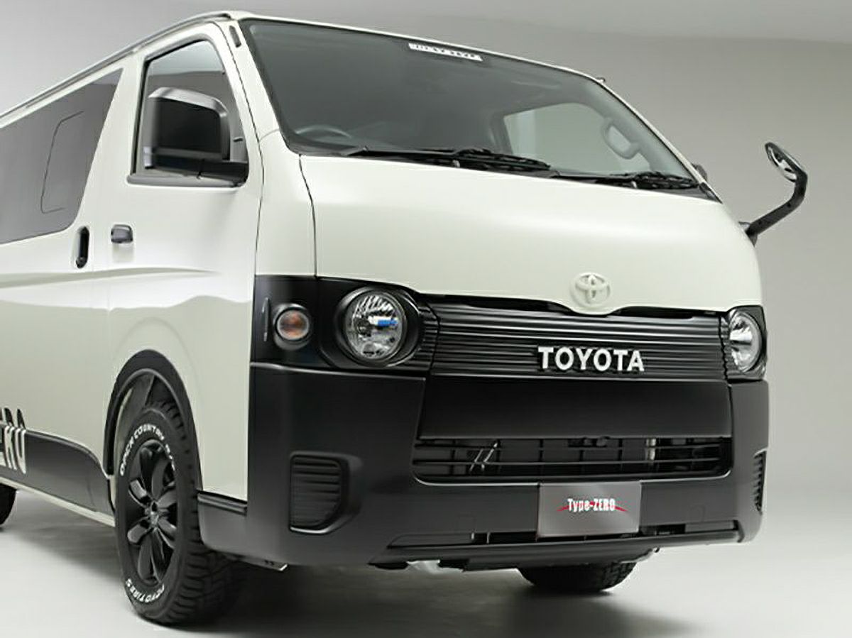 200系ハイエース 1・2型 BOXYSTYLE ZERO型フェイスチェンジ ヘッド 