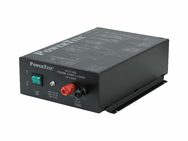 POWERTITE GFQバッテリー充電器 CH-1225GFQ 12V25A | オグショーオフィシャルネットストア