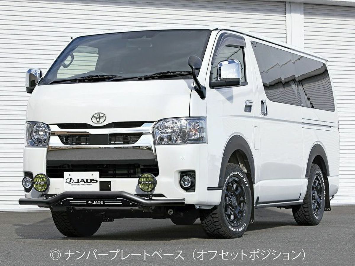 200系ハイエース 3型～現行型 標準ボディ JAOS フロントスキッドバー